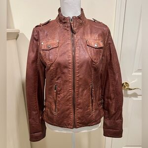 Leather jacket